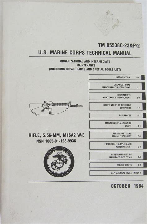 technical manual for m16a2 Reader