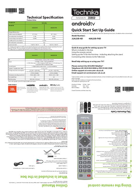 technika tv instruction manual PDF