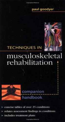 techniques in musculoskeletal rehabilitation companion handbook Epub