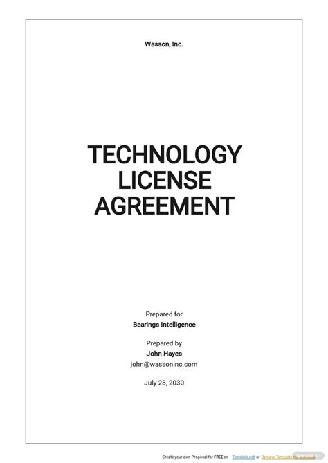technology licensing and development agreements Doc