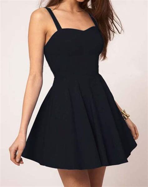 teens black dress