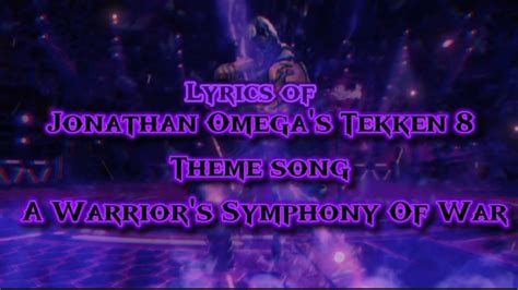 tekken theme lyrics