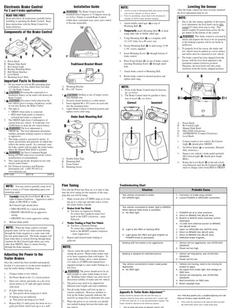 tekonsha envoy brake controller manual Kindle Editon