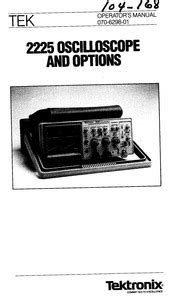 tektronix 2225 user guide Doc