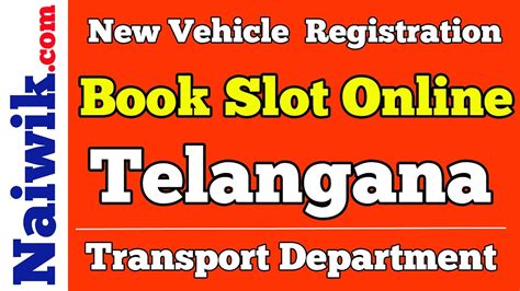 telangana transport slot booking