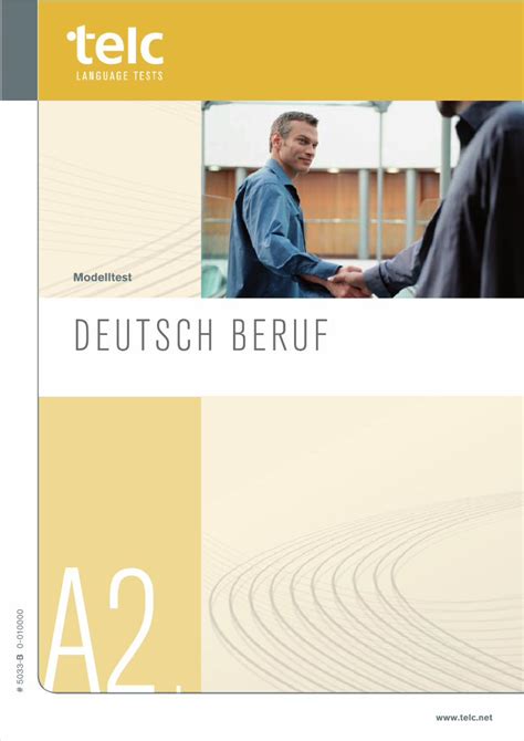 telc deutsch a2 beruf modelltest 1 pdf Reader