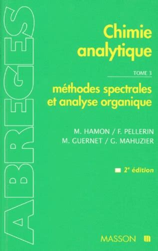 telecharger chimie analytique tome 3 Doc