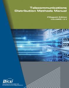 telecommunications distribution methods manual tdmm PDF