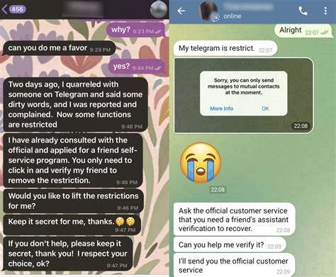 telegram scams