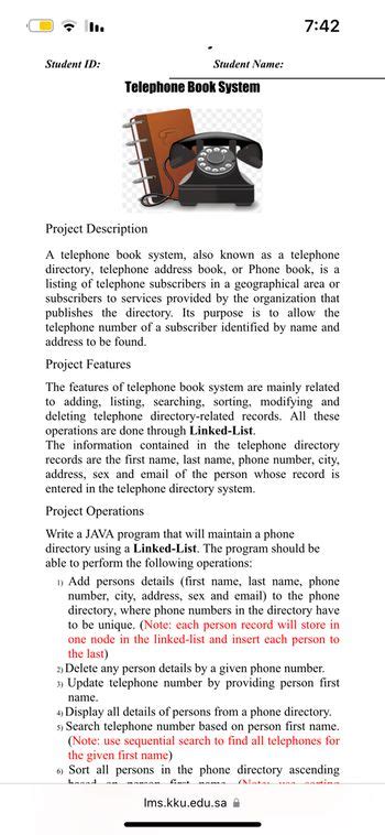 telephone directory system project documentation Epub