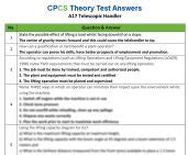 telescopic handler a17 theory test answers Ebook PDF