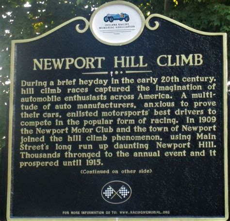 tell me about the newport hill climb