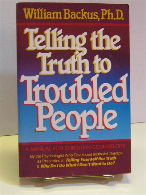 telling the truth to troubled people PDF
