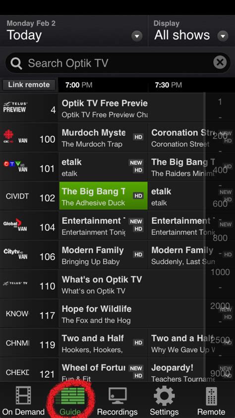 telus optik tv guide Doc