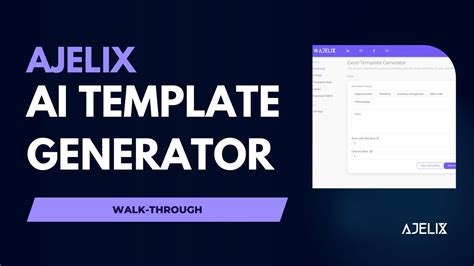 template ai generator