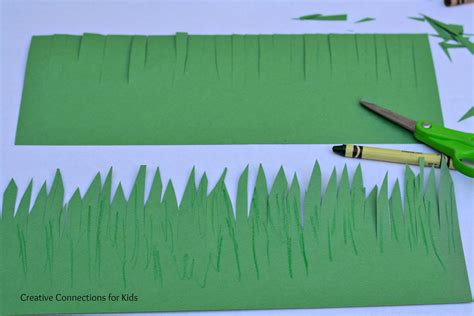 template for cut grass construction paper Kindle Editon