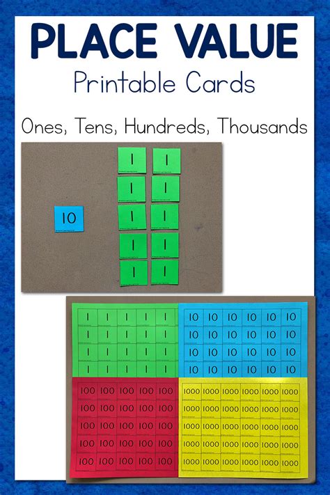 template for place value cards Epub