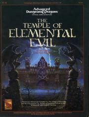 temple of elemental evil advanced dungeons and dragons or adandd supermodule t1 4 Kindle Editon