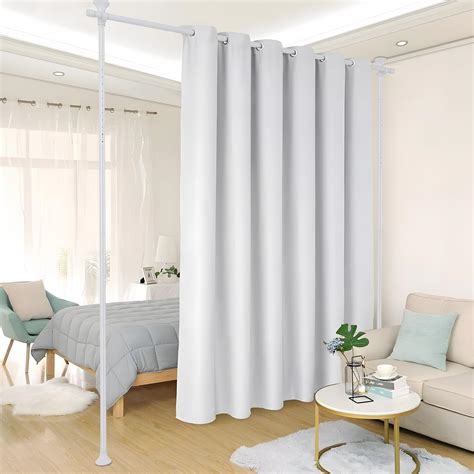 temporary curtain pole