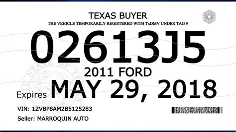 temporary texas license plate template texas Ebook Kindle Editon