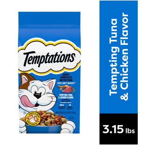 temptations dry cat food nutrition label