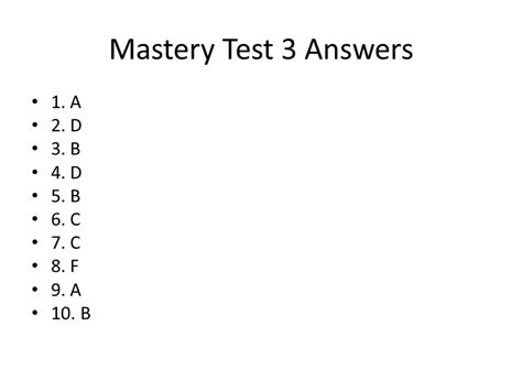 ten steps to advanced reading mastery test answers PDF