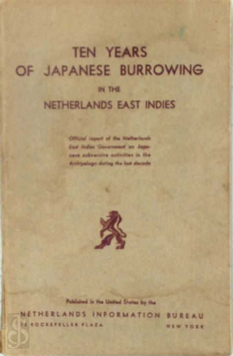 ten years of japanese burrowing in ned eastindies Epub