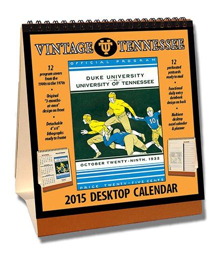 tennessee volunteers 2015 vintage football calendar Doc