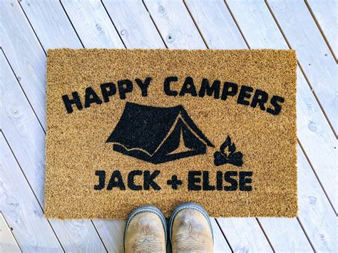 tent welcome mat