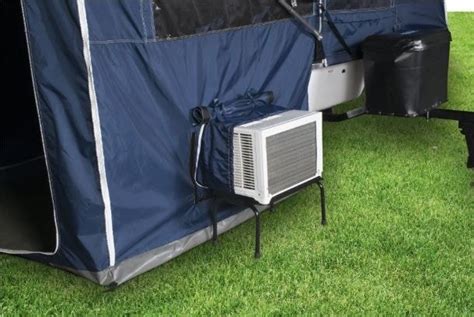 tent with air conditioner port