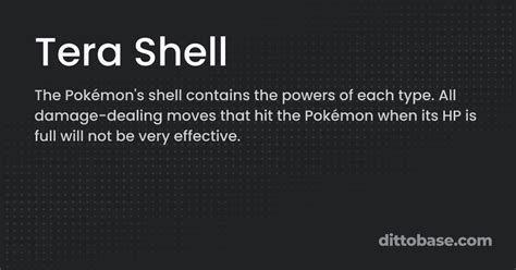 tera shell ability