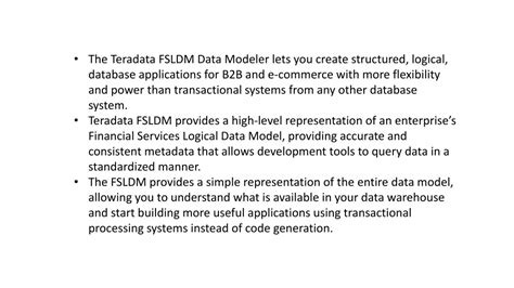 teradata financial services logical data modeling Reader