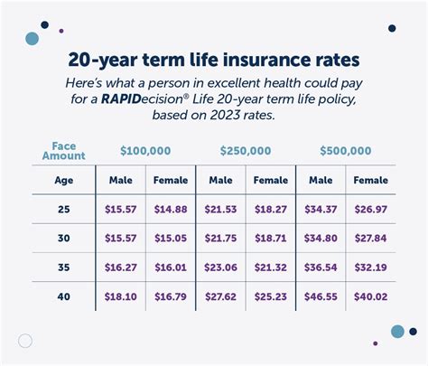 term life insurance policy rates