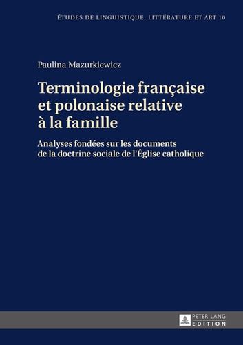 terminologie fran aise polonaise relative famille Kindle Editon