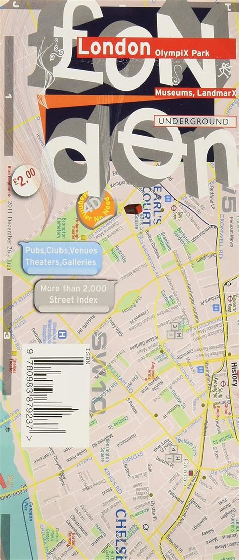 terramaps london street maps tube laminated PDF