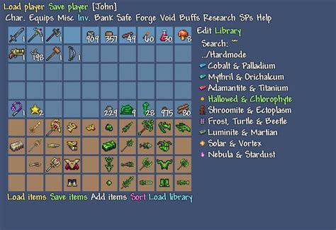 terraria save editor