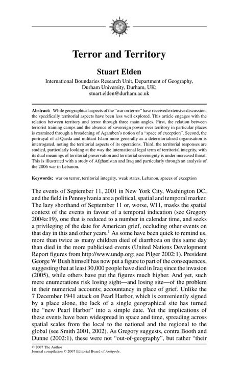 terror and territory terror and territory Epub