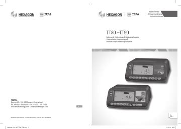 tesa tt80 operating manual Doc