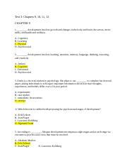 test 3 chapters 8 9 fall 2001 PDF
