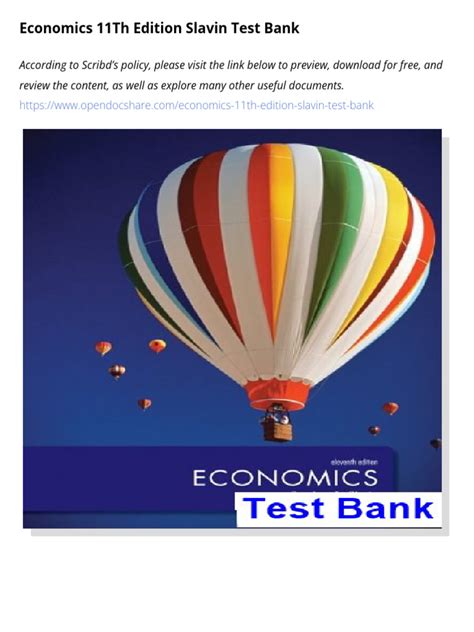 test bank 11th edition stephen slavin Reader