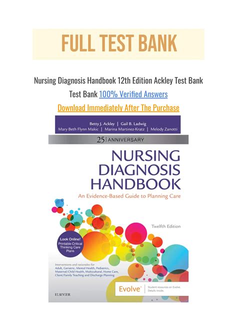 test bank ackley nursing diagnosis handbook Kindle Editon