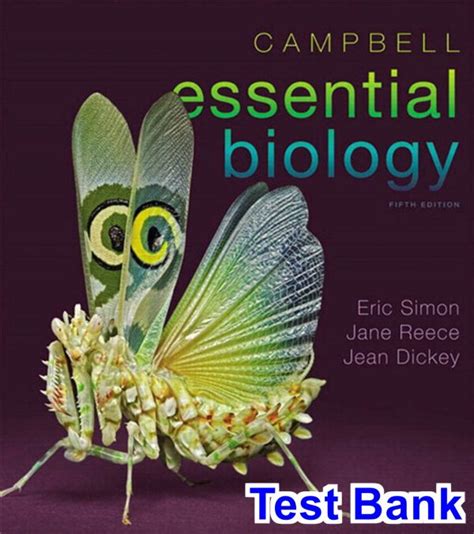 test bank for campbell essential biology 5th edition by simon pdf Kindle Editon