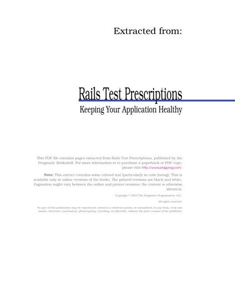 test document the pragmatic bookshelf PDF