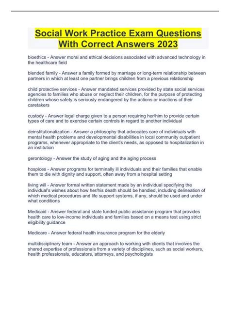 test exam sample for human services Reader
