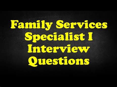 test questions for family services specialist nevada Reader