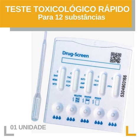 teste toxicologico de farmacia preço