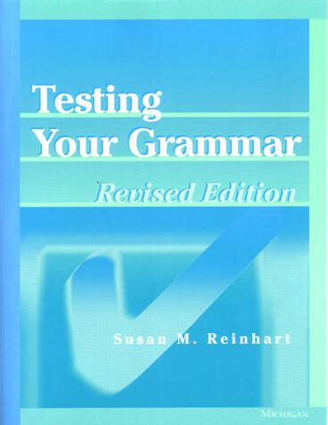 testing your grammar revised edition Reader