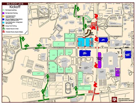 texas a and m parking map