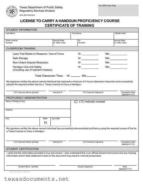 texas chl required documents Reader