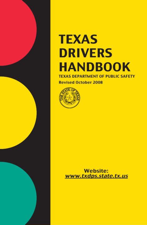 Texas Driving Handbook Answers